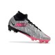Nike Zoom Mercurial Superfly IX Elite FG Rosa Argento Nero