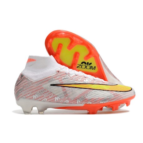 Nike Zoom Mercurial Superfly IX Elite FG Bianco Oro