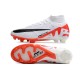 Scarpe Nike Zoom Mercurial Superfly 9 Elite FG Bianco Cremisi Vivace Nero