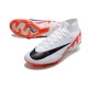 Scarpe Nike Zoom Mercurial Superfly 9 Elite FG Bianco Cremisi Vivace Nero