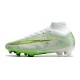 Scarpe Nike Zoom Mercurial Superfly 9 Elite FG Bianco Verde