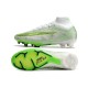 Scarpe Nike Zoom Mercurial Superfly 9 Elite FG Bianco Verde
