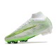 Scarpe Nike Zoom Mercurial Superfly 9 Elite FG Bianco Verde