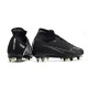 Nike Zoom Mercurial Superfly 9 Elite Sg-Pro Ac Nero Grigio Fumo Scuro Summit Bianco Volt