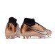 Nike Zoom Mercurial Superfly 9 Elite Sg-Pro Ac Rame Metallico