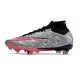 Nike Zoom Mercurial Superfly 9 XXV Elite Sg-Pro Ac Argento Metallico Rosa Hyper Nero
