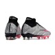 Nike Zoom Mercurial Superfly 9 XXV Elite Sg-Pro Ac Argento Metallico Rosa Hyper Nero
