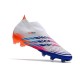 Scarpe da Calcio adidas Predator Edge+ FG Bianco Giallo Solare Blu Power