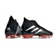 Scarpe da Calcio adidas Predator Edge+ FG Nero Bianco Rosso