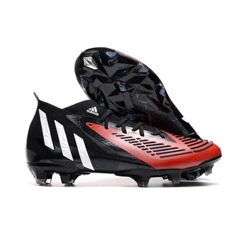 adidas Predator Edge.1 FG Nuove Nero Bianco Rosso