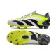 adidas Predator Accuarcy.1 Low FG Bianco Nero Core Limone Lucido