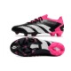 adidas Predator Accuarcy.1 Low FG Nero Core Bianco Rosa Shock Team