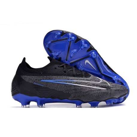 Nuove Scarpe Nike Phantom GX Elite FG Nero Cromo Hyper Royal