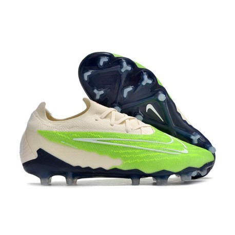 Nuove Scarpe Nike Phantom GX Elite FG Verde Bianco