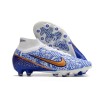 Nike Zoom Mercurial Superfly IX Elite AG Bianco Blu Oro
