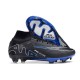 Nike Zoom Mercurial Superfly IX Elite AG Nero Cromo Hyper Royal