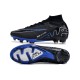 Nike Zoom Mercurial Superfly IX Elite AG Nero Cromo Hyper Royal