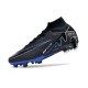 Nike Zoom Mercurial Superfly IX Elite AG Nero Cromo Hyper Royal