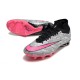 Nike Zoom Mercurial Superfly IX Elite AG Rosa Argento Nero