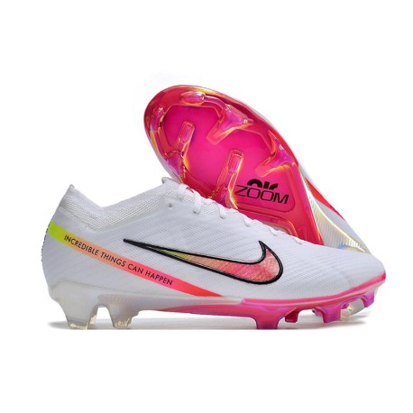 Scarpe Nike Zoom Mercurial Vapor 15 Elite FG Bianco Rosa