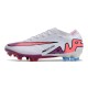 Scarpe Nike Zoom Mercurial Vapor 15 Elite FG Bianco Rosa Blu