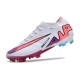 Scarpe Nike Zoom Mercurial Vapor 15 Elite FG Bianco Rosa Blu