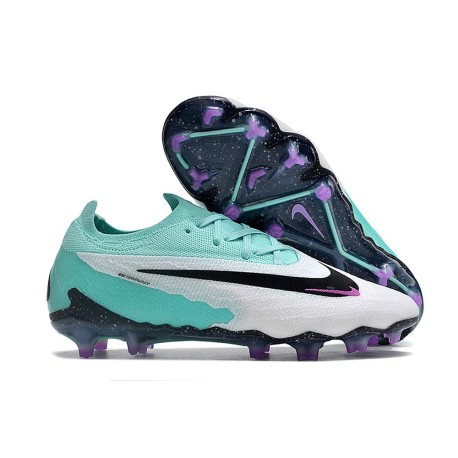 Nuove Scarpe Nike Phantom GX Elite FG Turchese Hyper Nero Fucsia Dream Bianco