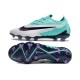 Nuove Scarpe Nike Phantom GX Elite FG Turchese Hyper Nero Fucsia Dream Bianco