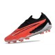 Nuove Scarpe Nike Phantom GX Elite FG Cremisi Vivace Nero Bianco