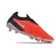 Nuove Scarpe Nike Phantom GX Elite FG Cremisi Vivace Nero Bianco