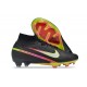 Scarpe Nike Zoom Mercurial Superfly 9 Elite FG MR Nero Metallico