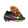 Scarpe Nike Zoom Mercurial Superfly 9 Elite FG MR Nero Metallico