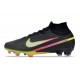Scarpe Nike Zoom Mercurial Superfly 9 Elite FG MR Nero Metallico