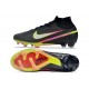 Scarpe Nike Zoom Mercurial Superfly 9 Elite FG MR Nero Metallico