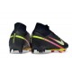 Scarpe Nike Zoom Mercurial Superfly 9 Elite FG MR Nero Metallico