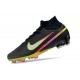 Scarpe Nike Zoom Mercurial Superfly 9 Elite FG MR Nero Metallico