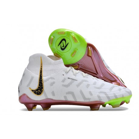 Nike Phantom Luna Elite FG Nuove X WWC Bianco Nero Oro