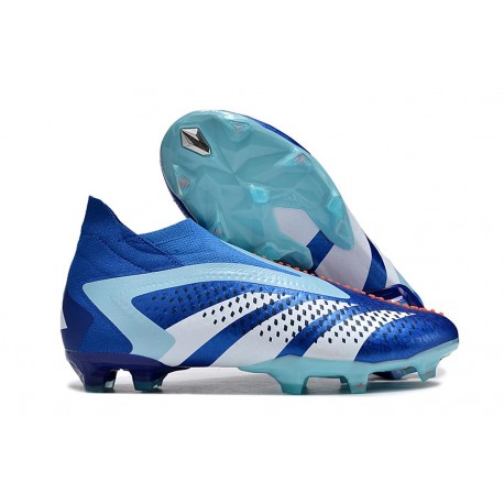 adidas Predator Accuarcy + FG Scarpa Blu Bianco