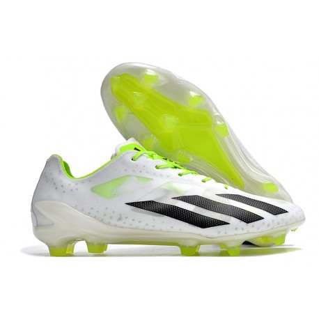 Nuove Adidas X Crazyfast + FG Bianco Nero Core Limone Lucido