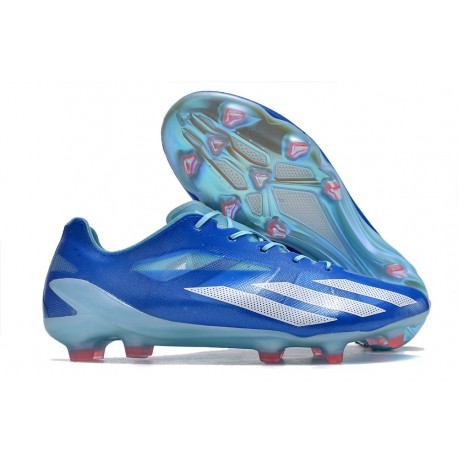 Nuove Adidas X Crazyfast + FG Royal Acceso Bianco Rosso Solare