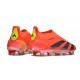adidas Predator Elite Senza Lacci FG Rosso Negro Giallo