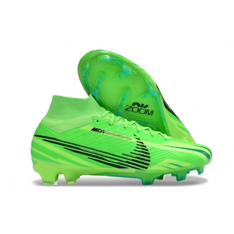 Scarpe Nike Zoom Mercurial Superfly 9 Elite FG MDS Verde Strike Nero Verde Stadium