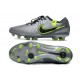 Nike Tiempo Legend X Elite FG Nuove Grigio Nero Verde
