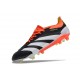 Scarpe adidas Predator Elite FG Nero Core Bianco Rosso Solare