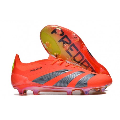 Scarpe adidas Predator Elite FG Rosso Negro Giallo