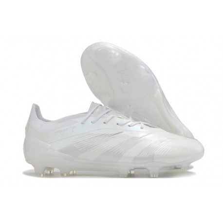 Scarpe adidas Predator Elite FG Bianco Argento Met