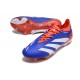 Scarpe adidas Predator Elite FG Blu Bianco Rosso
