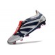 adidas Predator Elite Tongue FG Argento Nero Rosso