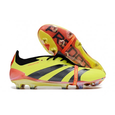 adidas Predator Elite Tongue FG Giallo Nero Rosso