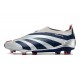 adidas Predator Elite Senza Lacci FG Argento Nero Rosso